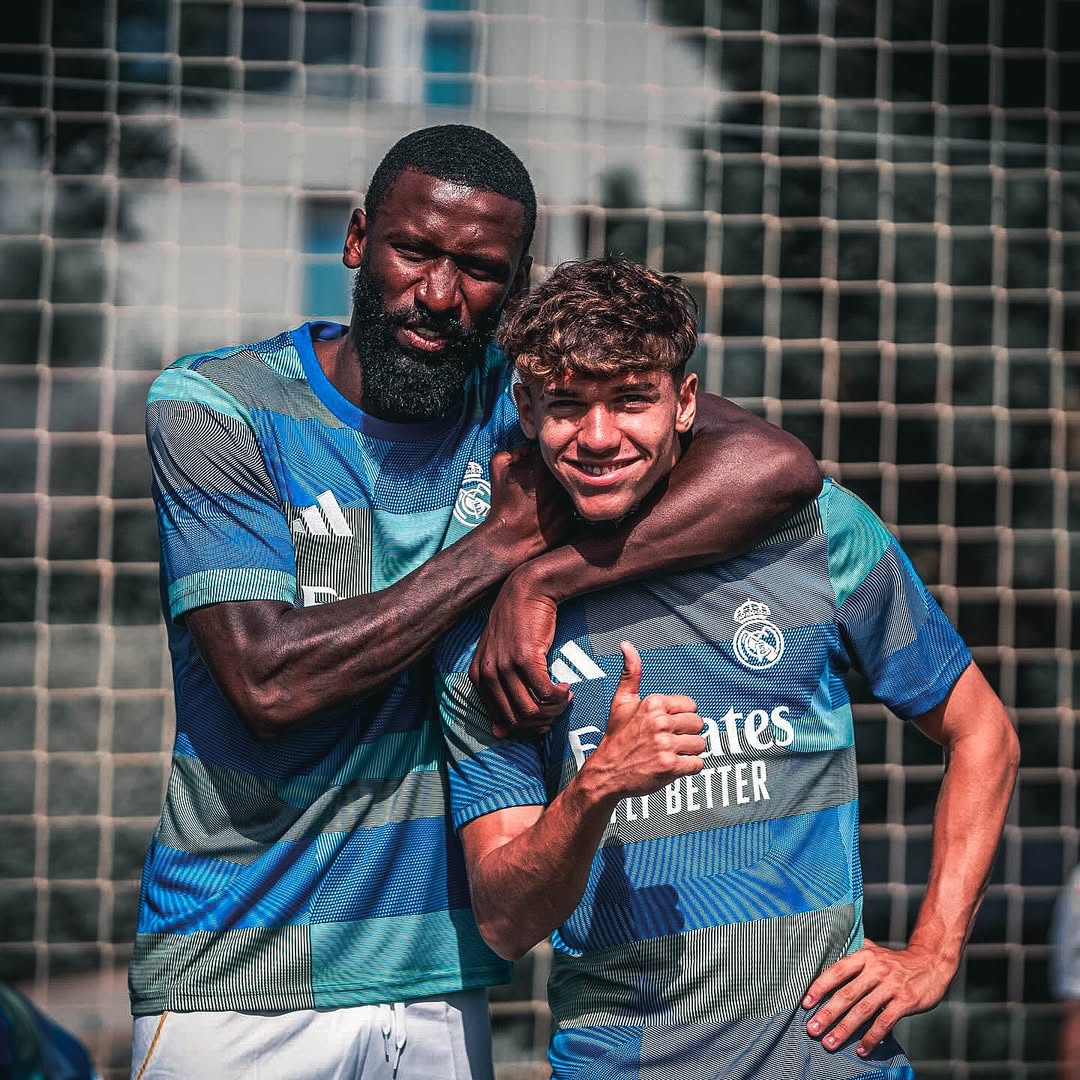 تیاگو پیتارش و آنتونیو رودیگر در تمرینات رئال مادرید