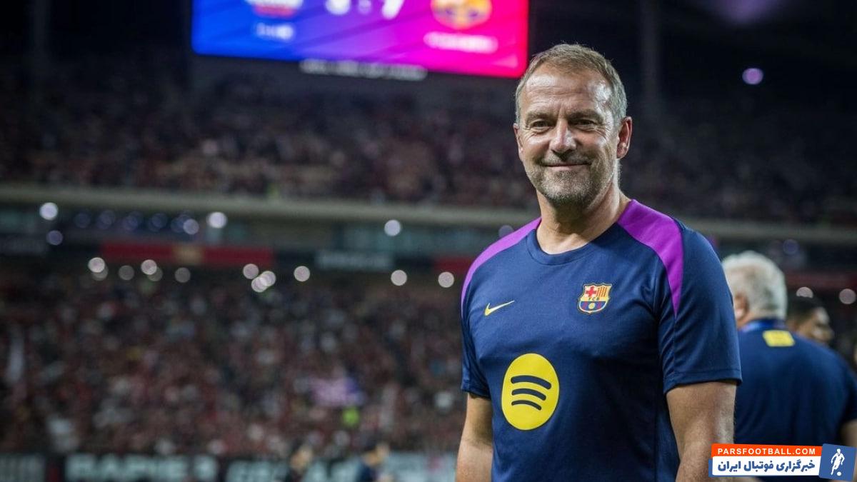 مصدومیت هانسی فلیک در تمرین بارسلونا از ناحیه دست