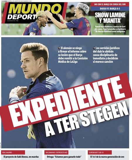 موندو دپورتیوو - 5 اوت 2025