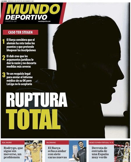 موندو دپورتیوو - 6 اوت 2025