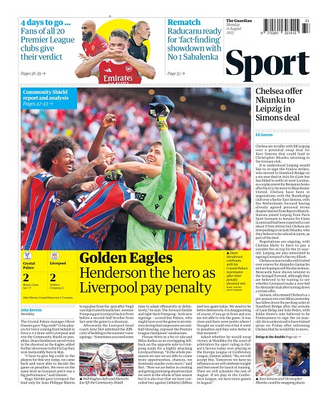 تلگراف اسپورت - 11 اوت 2025