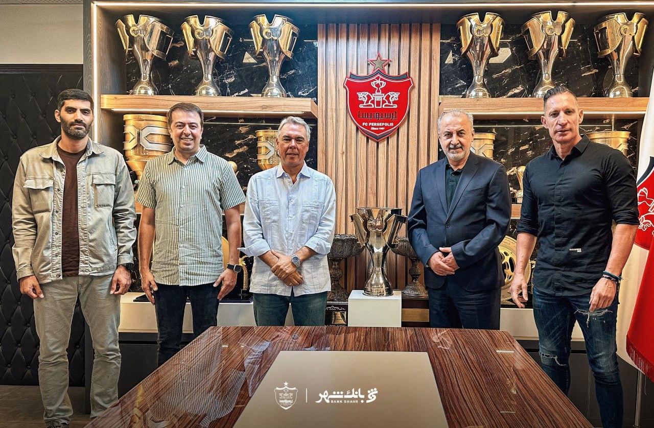 rezadarvish-perspolis-20254 رضا درویش و محمد انصاری مدیران پرسپولیس تهران - لیگ برتر ایران