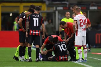 مصدومیت رافائل لیائو ستاره میلان همچنان ادامه دارد