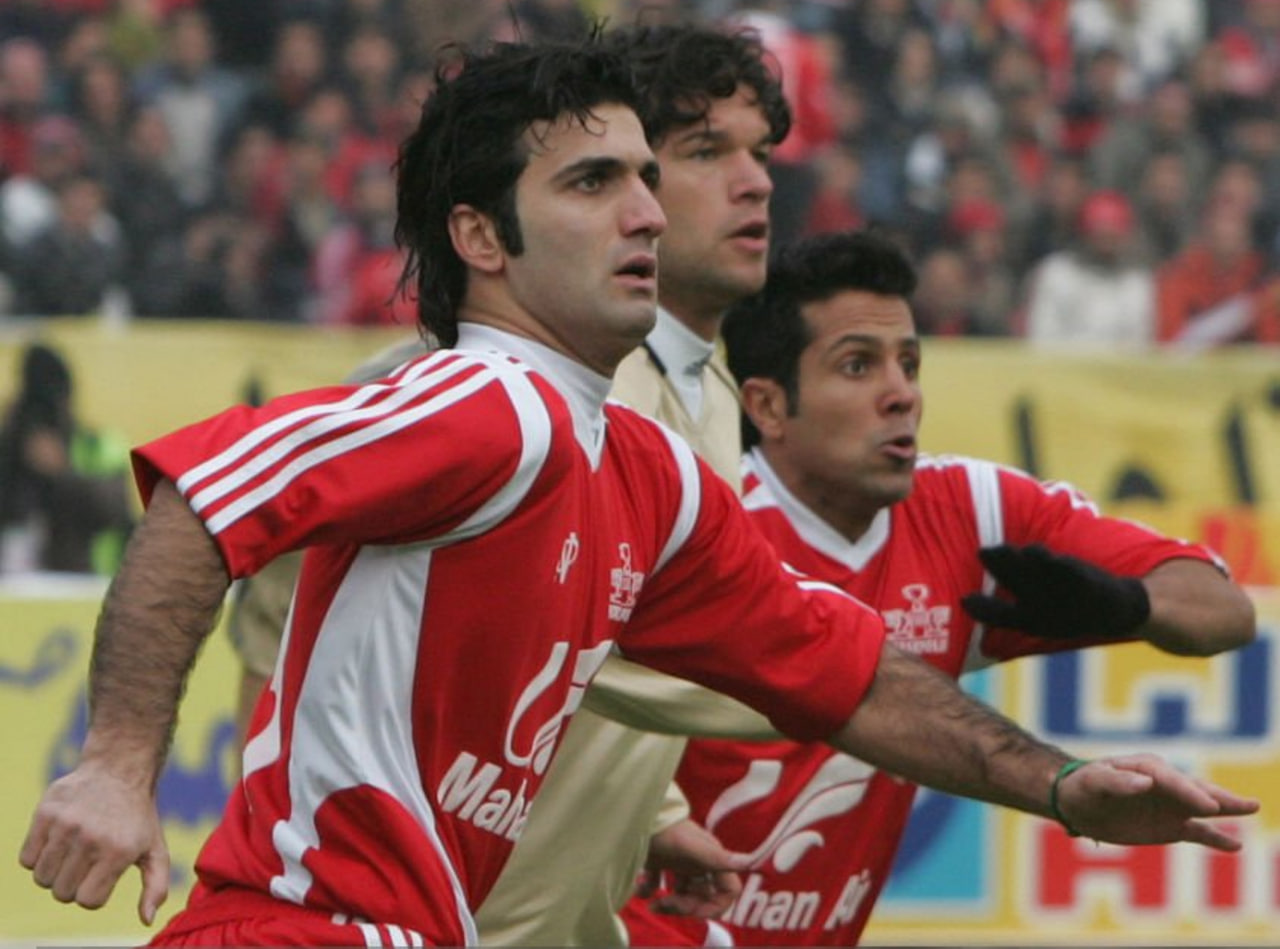 sheisrezaei-perspolis-michaeilballack-bayernmunich-hamedkavianpour-2025 شیث رضایی بازیکن سابق پرسپولیس - میشائیل بالاک هافبک بایرن مونیخ و تیم ملی آلمان - حامد کاویانپور هافبک تیم ملی و پرسپولیس تهران - لیگ برتر ایران
