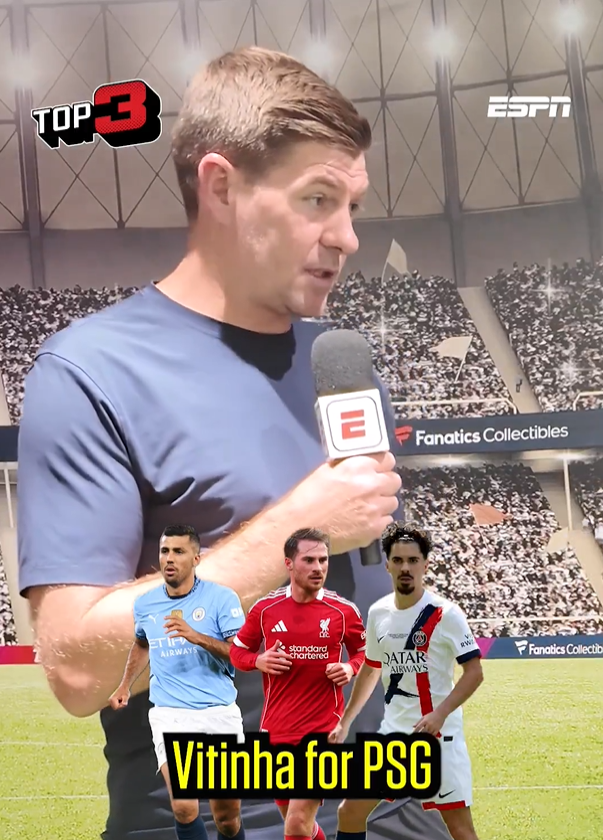 سه هافبک برتر حال حاضر جهان از نگاه استیون جرارد