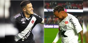 اشک های نیمار در شکست سنگین سانتوس برابر واسکودوگاما در لیگ برزیل