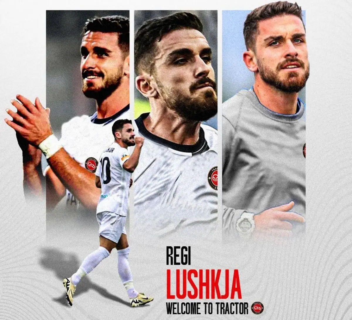 رگی لوشکیا ستاره آلبانیایی با عقد قراردادی راهی تراکتور شد