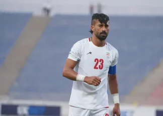 رامین رضاییان دیروز در بازی ایران و هند مدل موهای خود را تغییر داد