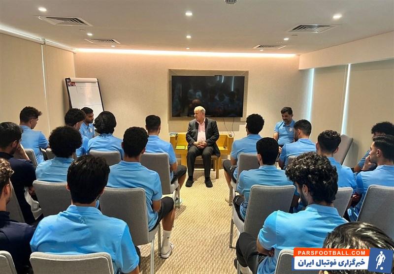 مهدی تاج در اردوی تیم ملی فوتبال امید ایران حضور پیدا کرد