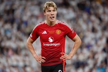 راسموس هویلون در پیراهن باشگاه ناپولی