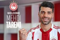 پیراهن شماره ۹۹ برای مهدی طارمی در تیم فوتبال المپیاکوس