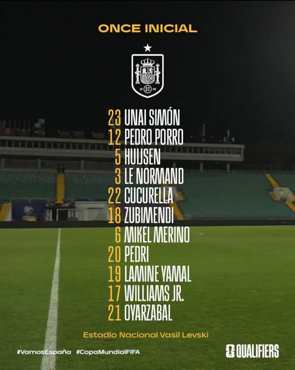 3 ترکیب اسپانیا مقابل بلغارستان