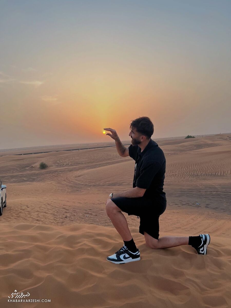 ترفند بیرانوند برای فراموشی تلخی‌ها +عکس