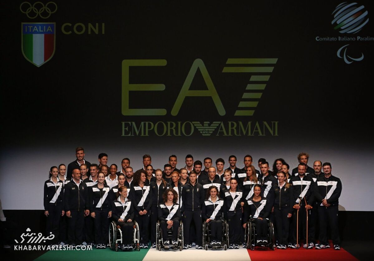 402764 لباس کاروان المپیک ایتالیا در المپیک ریو ۲۰۱۶ کاری از جورجیو آرمانی
