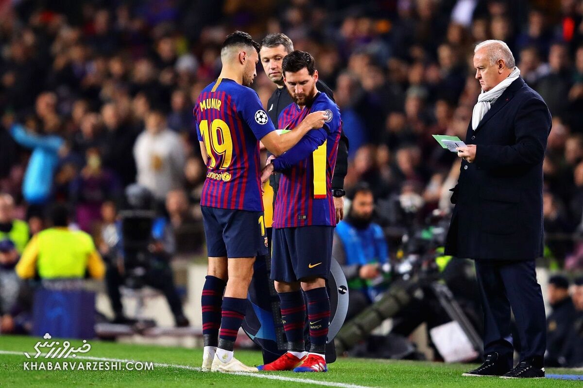 403007 منیر الحدادی در بارسلونا