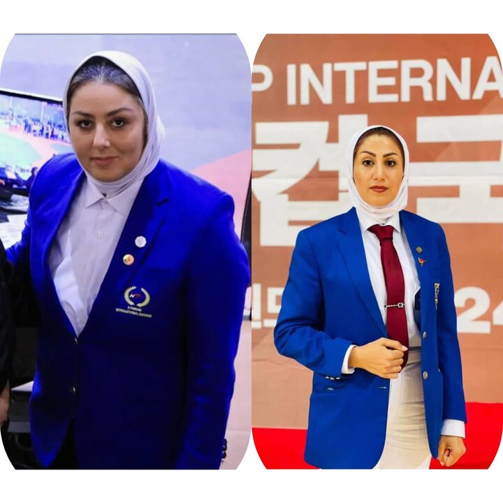 5677301 قضاوت ۲ داور زن تکواندو ایران در بازیهای آسیایی جوانان