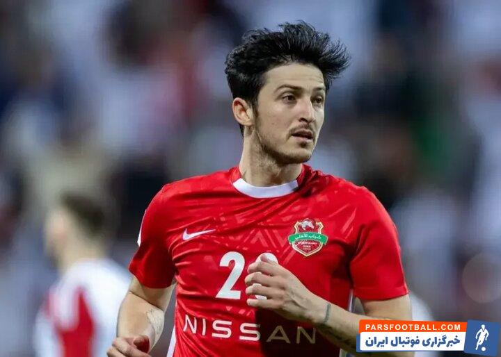 سردار آزمون ستاره شباب الاهلی امارات در آستانه بازگشت به میادین