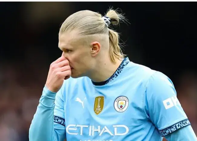 مصدومیت هالند مهاجم منچسترسیتی از ناحیه کمر