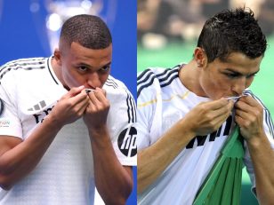 مقایسه گل های رونالدو و امباپه در رئال مادرید تا سن 26 سالگی