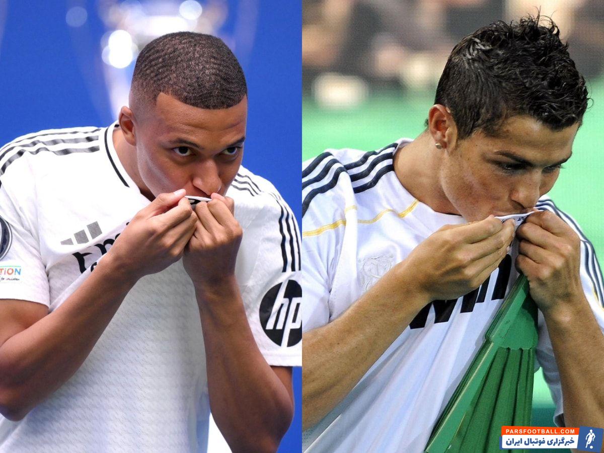 مقایسه گل های رونالدو و امباپه در رئال مادرید تا سن 26 سالگی