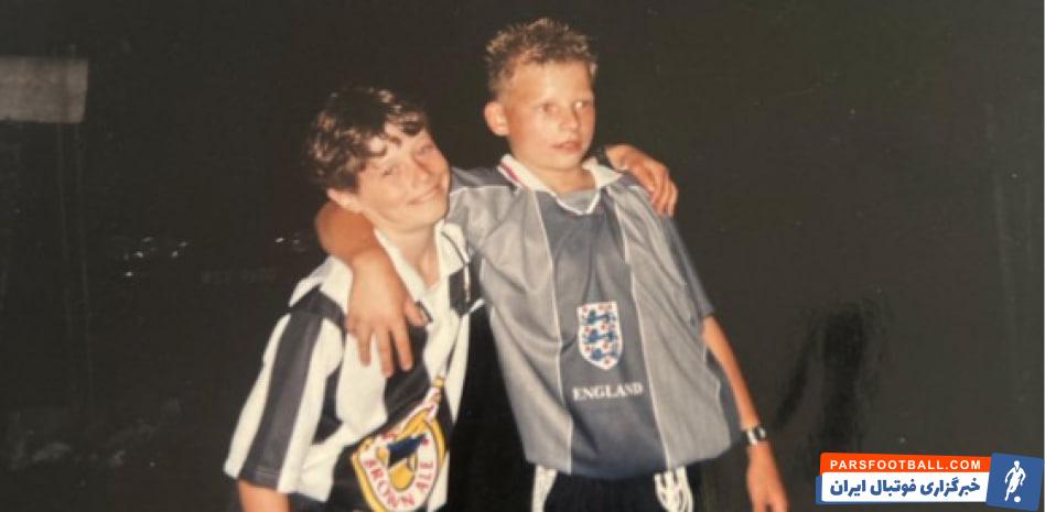 عکس قدیمی از دوران نوجوانی لواندوفسکی با پیراهن تیم نیوکاسل