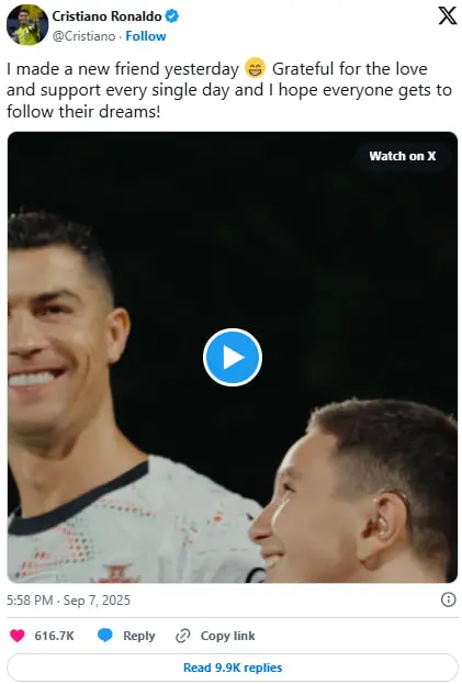 photo_dbb2dbb0dbb2dbb5-dbb0dbb9-dbb0dbb8_dbb1dbb6-dbb1dbb3-dbb1dbb3 پیام دلگرمکننده کریستیانو برای هوادار خردسال (عکس)