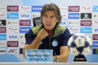 کلیپ حضور ساپینتو سرمربی استقلال در جایگاه ویژه برای دیدار برابر پیکان