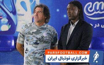 عکس یادگاری کلارنس سیدورف با محمد صلاح در بازی لیورپول و گالاتاسرای