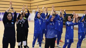 شهناز یاری با انتشار تصویری از جدول ردهبندی لیگ برتر فوتسال زنان: صدر آبی قشنگه