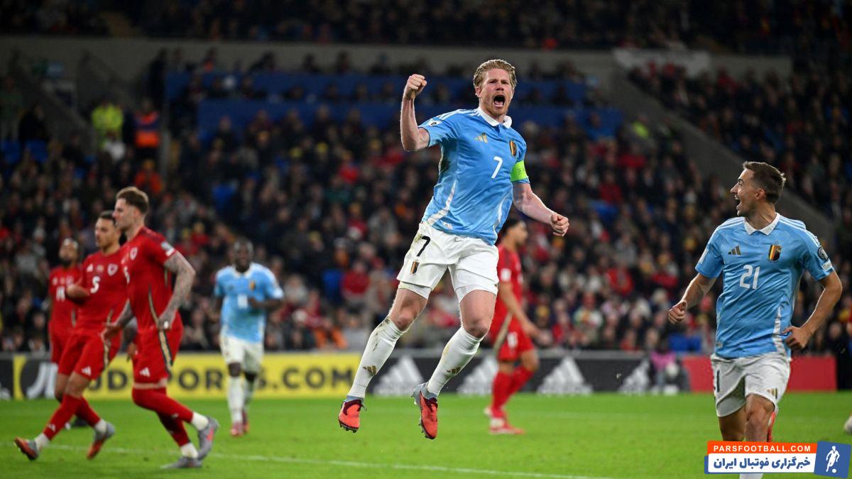 ورود یک موش به زمین بازی در دیدار ولز 2-4 بلژیک مرحله مقدماتی جام جهانی 2026