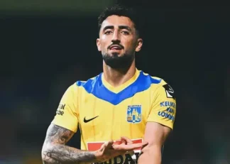 تصویری از حضور صیادمنش مهاجم ایرانی وسترلو و پیشین استقلال در اردوی تیم ملی