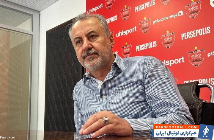 رضا درویش : امروز تصمیم به کناره‌ گیری گرفته‌ ام تنها یک مسئولیت را واگذار می‌ کنم