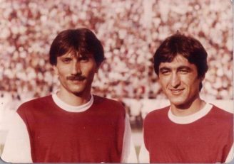 تصویر دیده نشده از ناصر محمدخانی و حمید درخشان دو اسطوره پرسپولیس