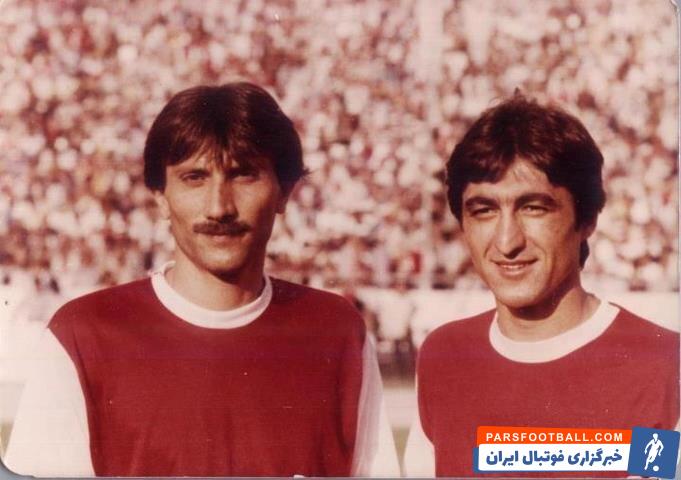 تصویر دیده نشده از ناصر محمدخانی و حمید درخشان دو اسطوره پرسپولیس