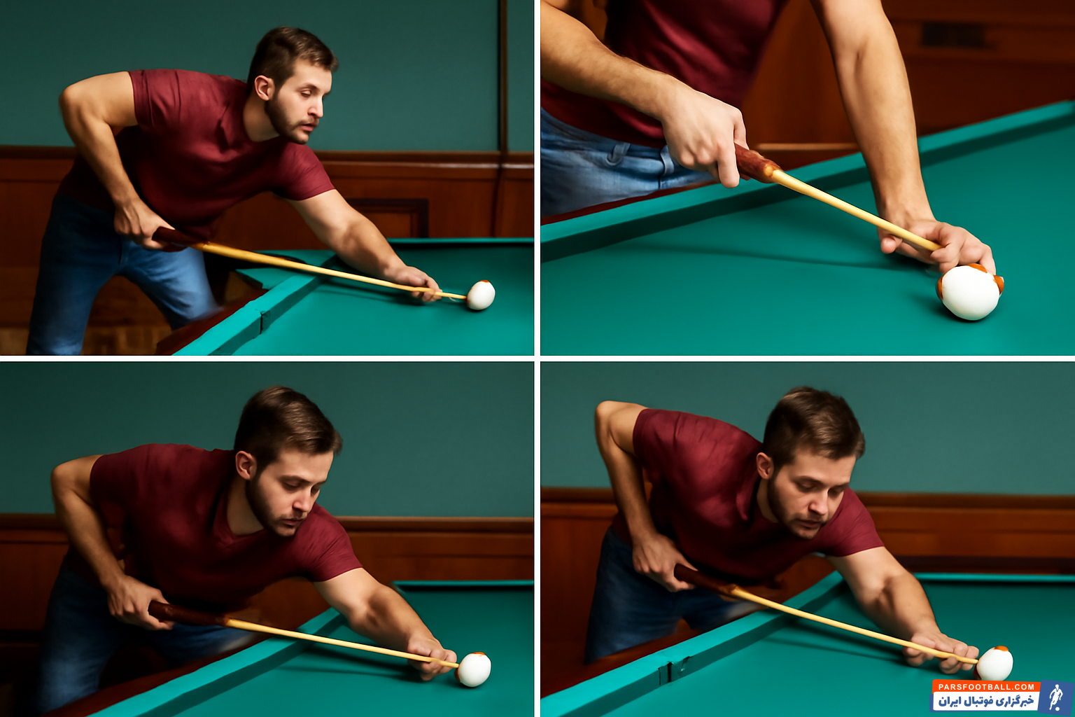 چگونه به توپ بیلیارد ضربه بزنیم؟ (راهنمای جامع برای بهبود مهارتها)