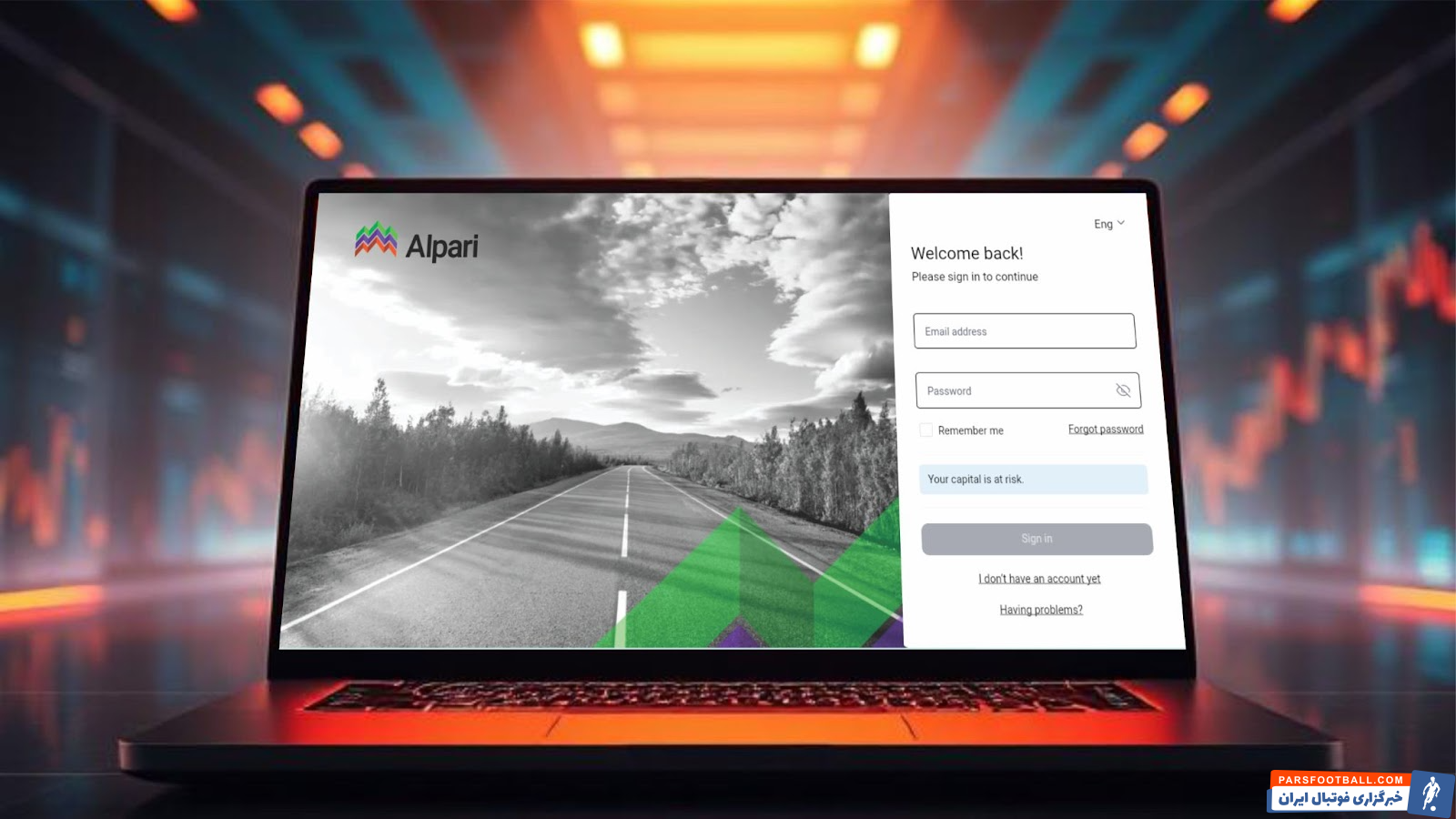 آموزش نحوه ورود به سایت آلپاری