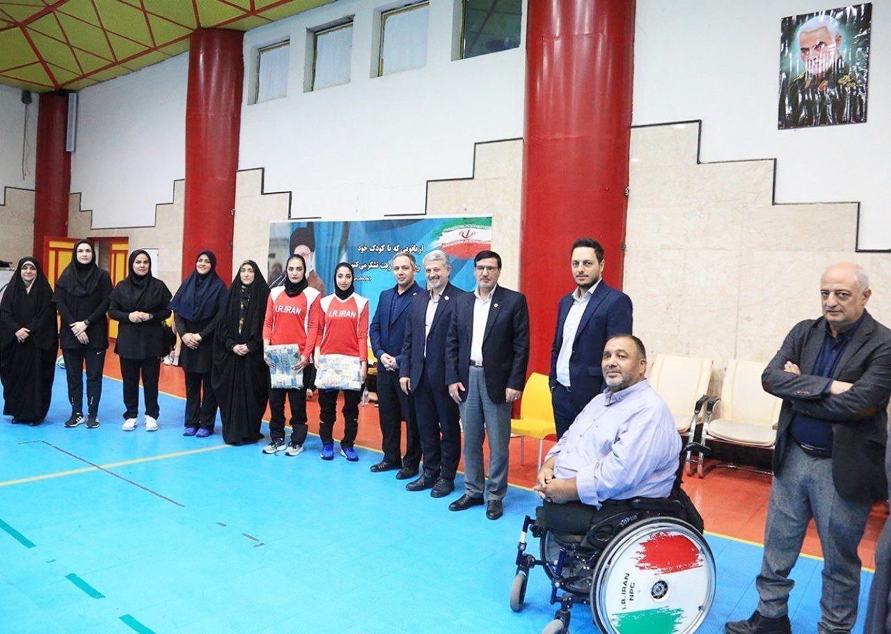 بازدید رئیس کمیته ملی پارالمپیک از اردوی تیم ملی والیبال نشسته بانوان