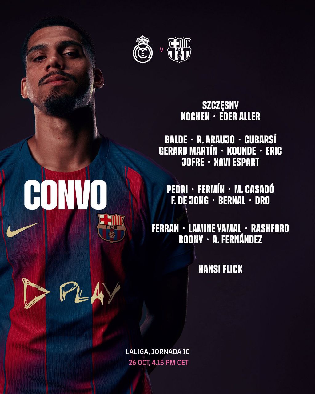barcelona-squad-classico_2025-10-25_20-58-29 لیست بازیکنان بارسلونا برای بازی ال کللاسیکو مقابل رئال مادرید