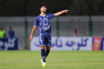 نمایش عضلات ورزیده علیرضا آرتا مدافع گل گهر در تمرینات پیش از دیدار با استقلال