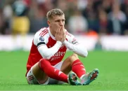 غیبت مارتین اودگارد کاپیتان آرسنال در شش بازی بعدی توپچی ها به علت مصدومیت