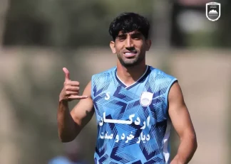 رضا میرزایی وینگر چادرملو : باید جلوی استقلال برنده می شدیم خیلی خوب بازی کردیم