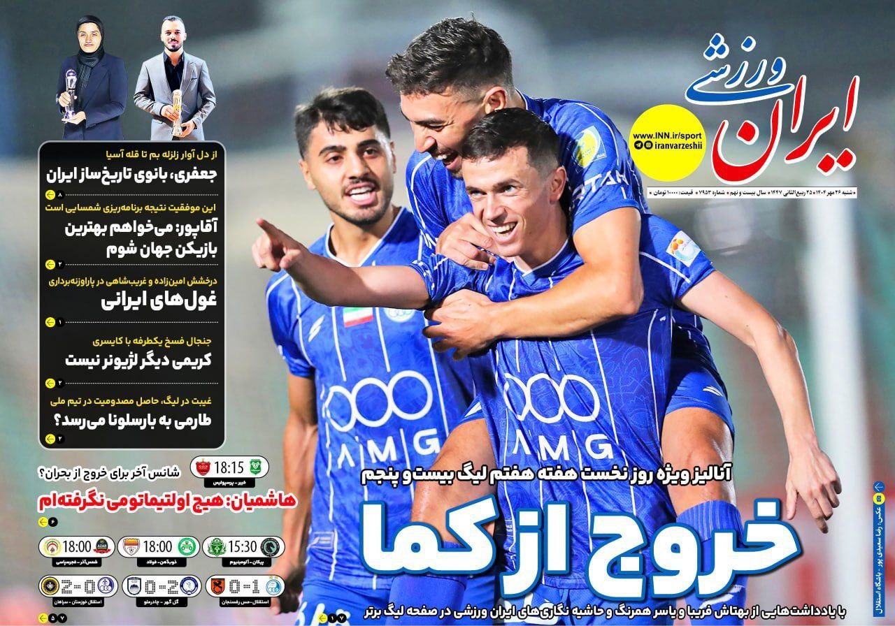 روزنامه ایران ورزشی