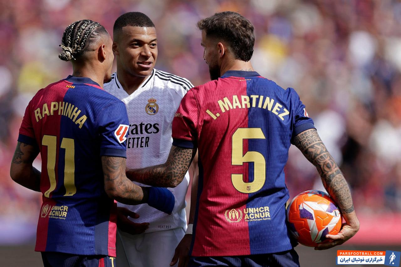 فهرست 24 بازیکن رئال مادرید برابر دیدار برابر بارسلونا در ال کلاسیکو