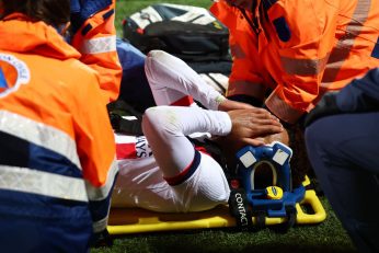 اشک های دزیره دوئه ستاره پاری سن ژرمن در لحظه مصدومیت در دیدار برابر لوریان