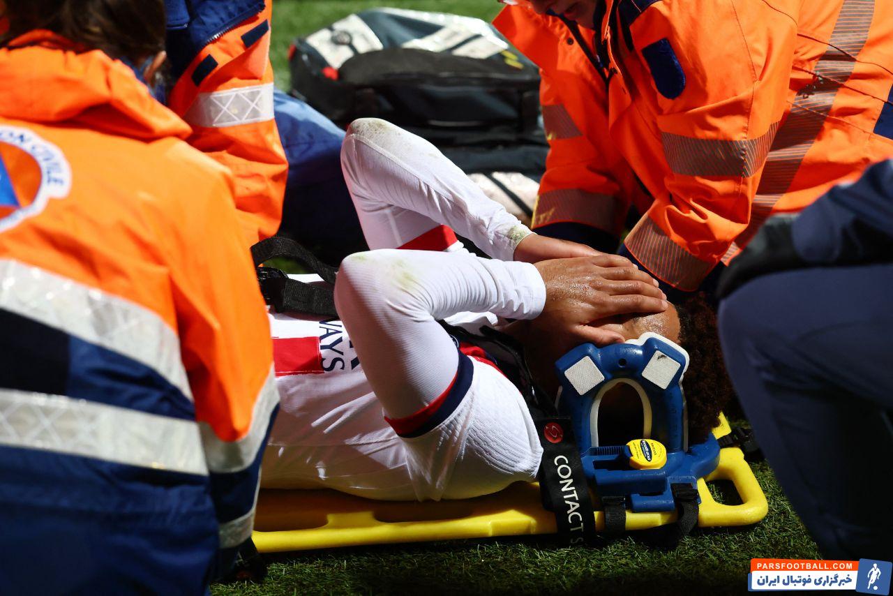 اشک های دزیره دوئه ستاره پاری سن ژرمن در لحظه مصدومیت در دیدار برابر لوریان