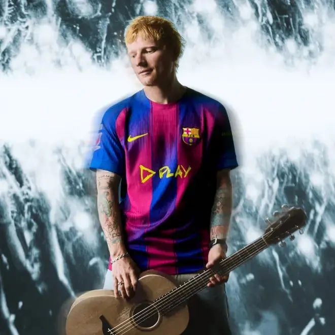 photo_dbb2dbb0dbb2dbb5-dbb1dbb0-dbb1dbb4_dbb1dbb2-dbb5dbb8-dbb2dbb8 آلبوم اد شیرن روی پیراهن الکلاسیکویی بارسلونا (عکس)