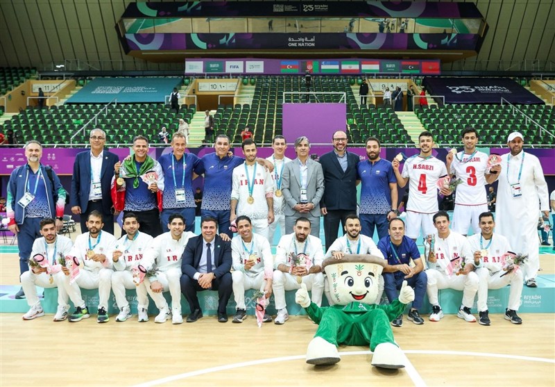 1404082514520771834711984 فوتسال , فوتسال ایران , تیم ملی فوتسال ایران , بازیهای کشورهای اسلامی ,