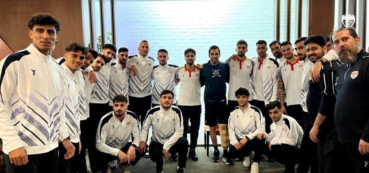 حضور وحید امیری در هتل اردوی فولاد ؛ ایجاد انگیزه قبل از دیدار با استقلال