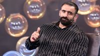 هادی چوپان قهرمان ایرانی بدنسازی مهمان ویژه تمرینات فجرسپاسی بود