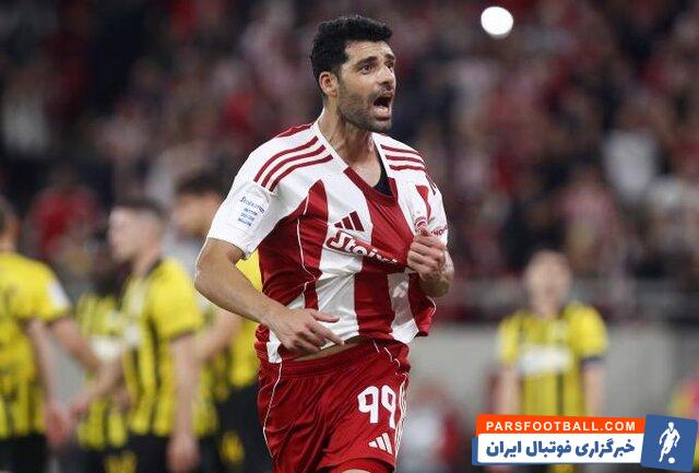 المپیاکوس با درخشش مهدی طارمی مقابل حریفش به برتری رسید